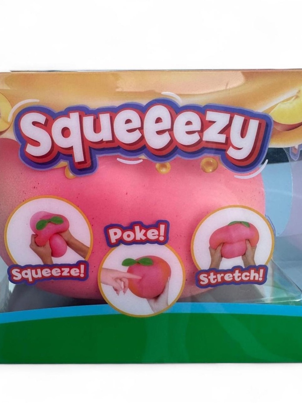 Viral Sunny Days Jumbo Squeezy Peach Squishy Rare Sensory Stress Fidget Toy